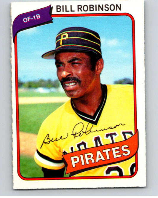 1980 O-Pee-Chee #138 Bill Robinson  Pittsburgh Pirates  V79249 Image 1