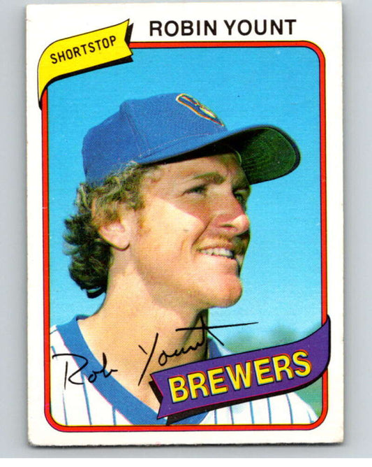 1980 O-Pee-Chee #139 Robin Yount  Milwaukee Brewers  V79251 Image 1