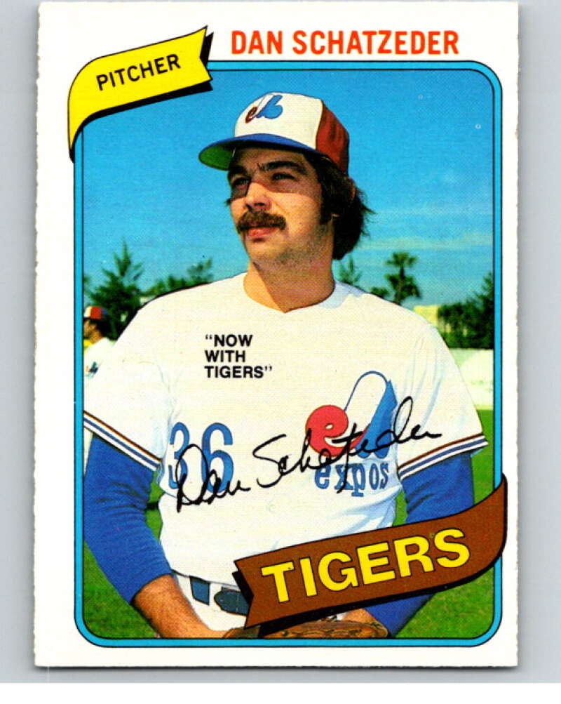 1980 O-Pee-Chee #140 Dan Schatzeder Detroit Tigers/ Expos V79255 Image 1