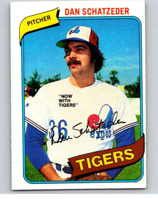 1980 O-Pee-Chee #140 Dan Schatzeder  Detroit Tigers/ Expos  V79258 Image 1