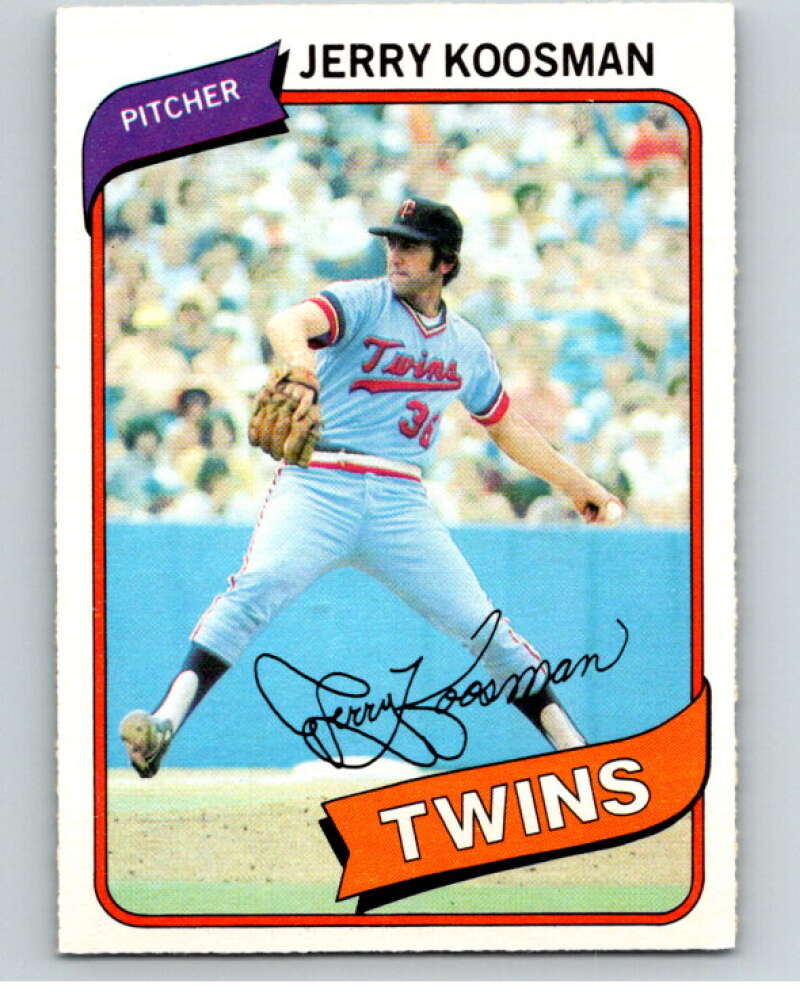 1980 O-Pee-Chee #144 Jerry Koosman Minnesota Twins V79271 Image 1