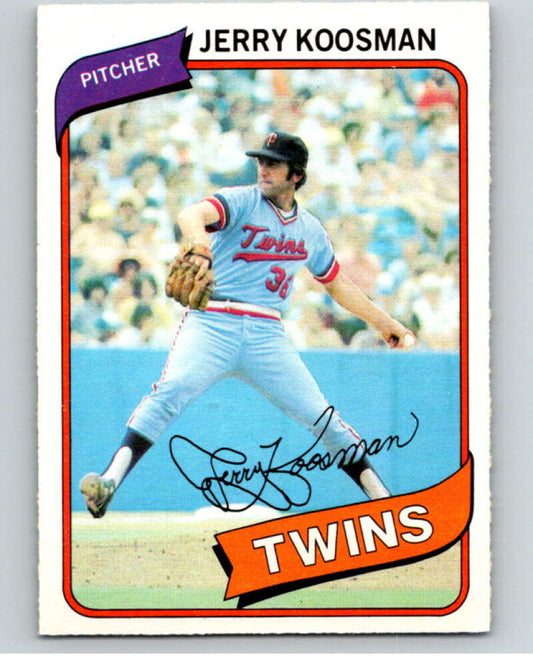 1980 O-Pee-Chee #144 Jerry Koosman  Minnesota Twins  V79271 Image 1