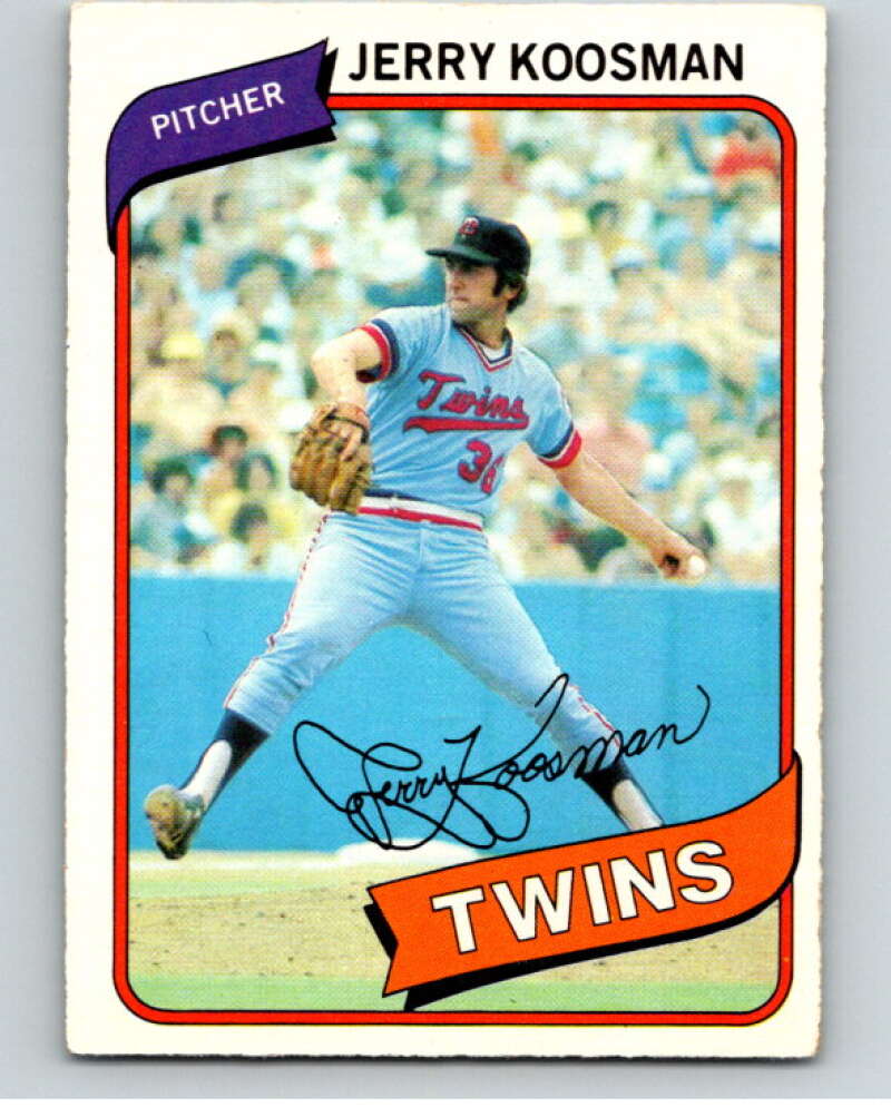 1980 O-Pee-Chee #144 Jerry Koosman Minnesota Twins V79272 Image 1
