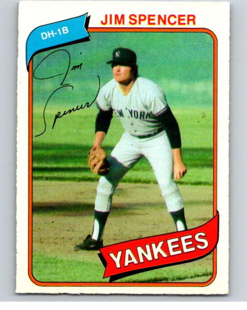 1980 O-Pee-Chee #147 Jim Spencer New York Yankees V79277 Image 1