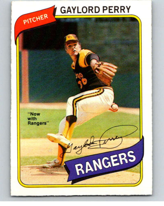 1980 O-Pee-Chee #148 Gaylord Perry  Texas Rangers/ Padres  V79279 Image 1
