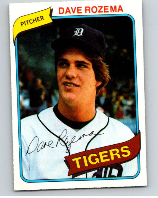 1980 O-Pee-Chee #151 Dave Rozema  Detroit Tigers  V79287 Image 1