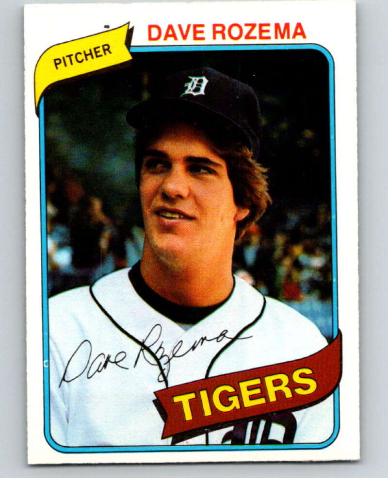 1980 O-Pee-Chee #151 Dave Rozema Detroit Tigers V79288 Image 1