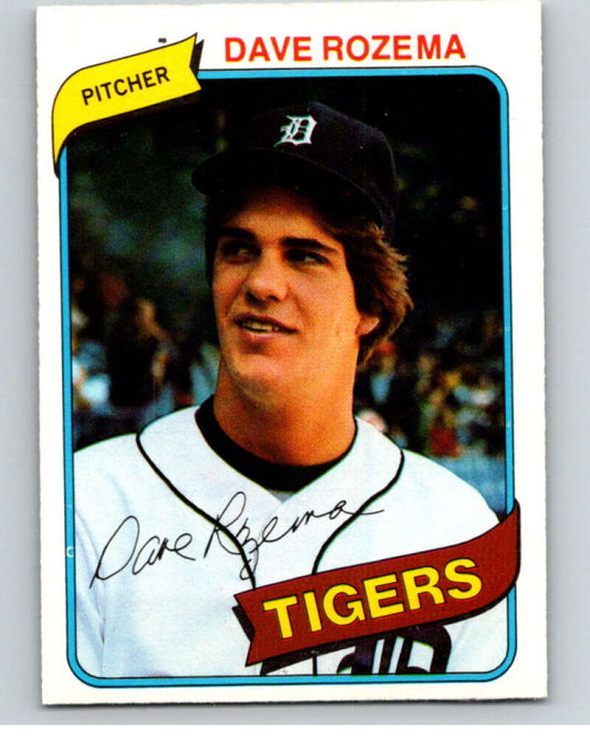 1980 O-Pee-Chee #151 Dave Rozema  Detroit Tigers  V79288 Image 1