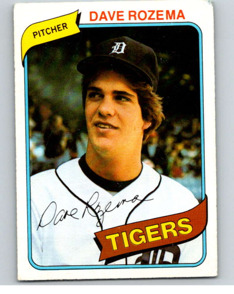 1980 O-Pee-Chee #151 Dave Rozema Detroit Tigers V79290 Image 1