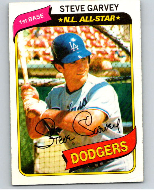 1980 O-Pee-Chee #152 Steve Garvey  Los Angeles Dodgers  V79292 Image 1