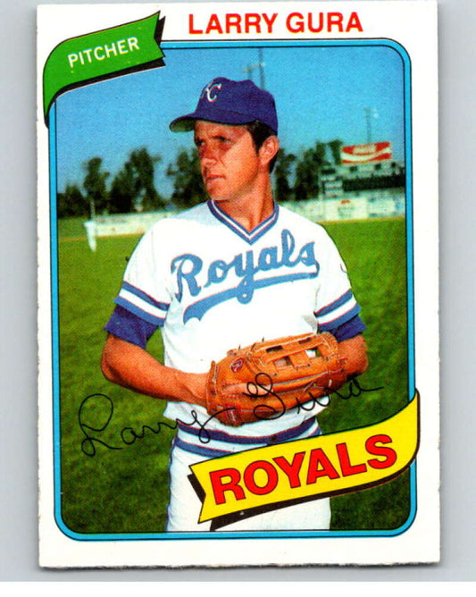 1980 O-Pee-Chee #154 Larry Gura  Kansas City Royals  V79296 Image 1