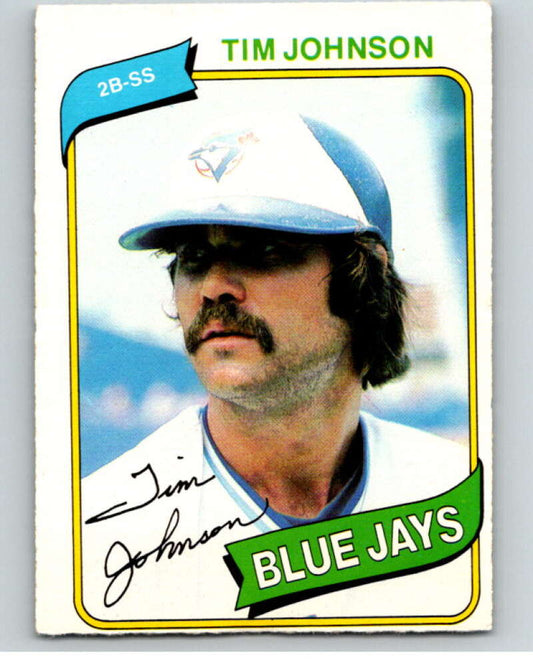 1980 O-Pee-Chee #155 Tim Johnson  Toronto Blue Jays  V79299 Image 1
