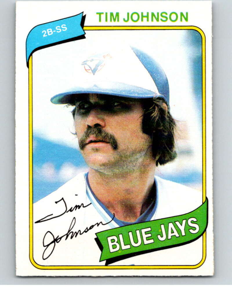 1980 O-Pee-Chee #155 Tim Johnson Toronto Blue Jays V79300 Image 1