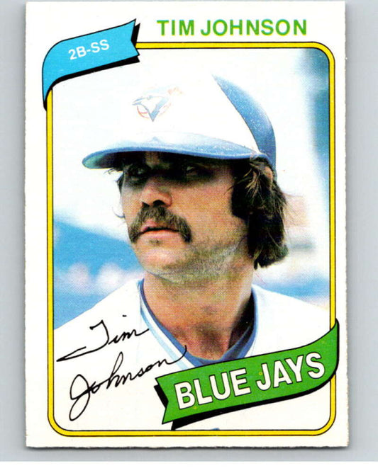 1980 O-Pee-Chee #155 Tim Johnson  Toronto Blue Jays  V79300 Image 1