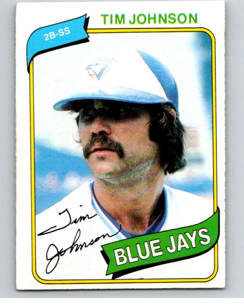 1980 O-Pee-Chee #155 Tim Johnson Toronto Blue Jays V79301 Image 1