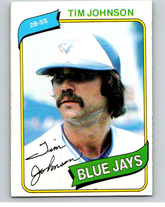 1980 O-Pee-Chee #155 Tim Johnson  Toronto Blue Jays  V79301 Image 1