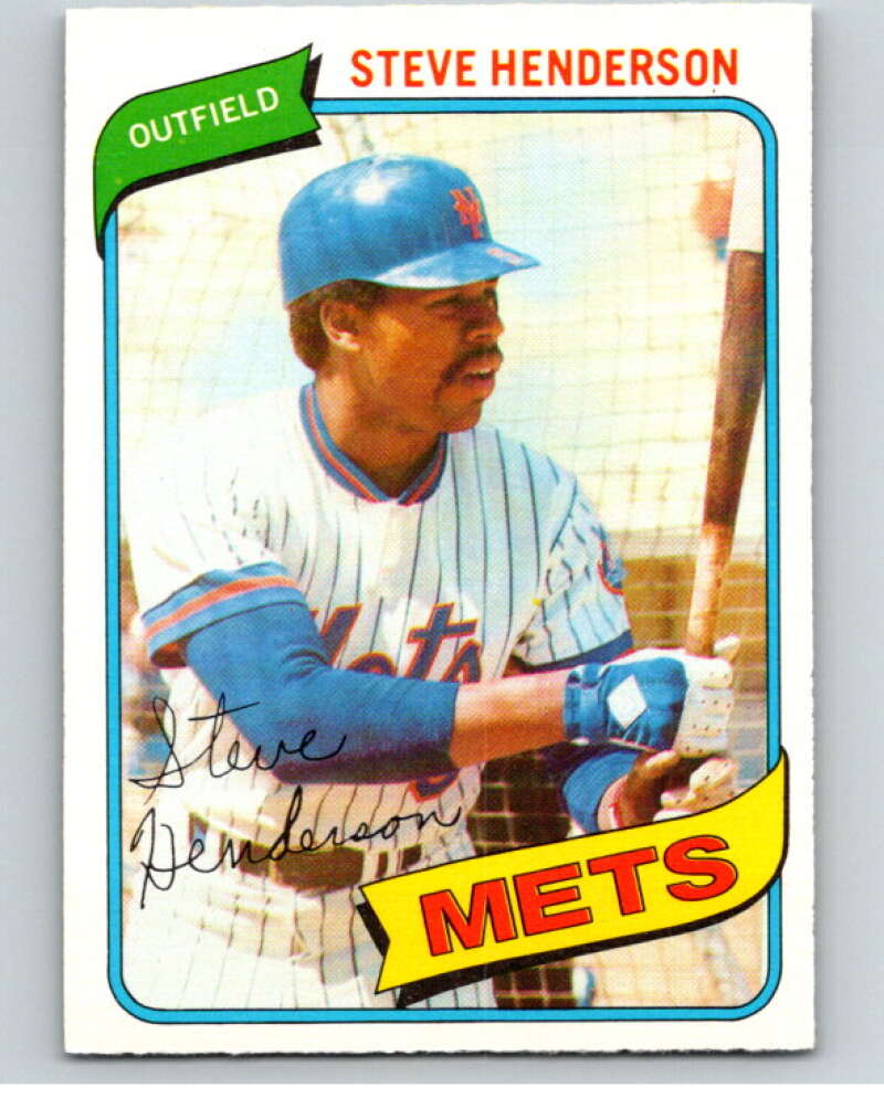1980 O-Pee-Chee #156 Steve Henderson New York Mets V79302 Image 1