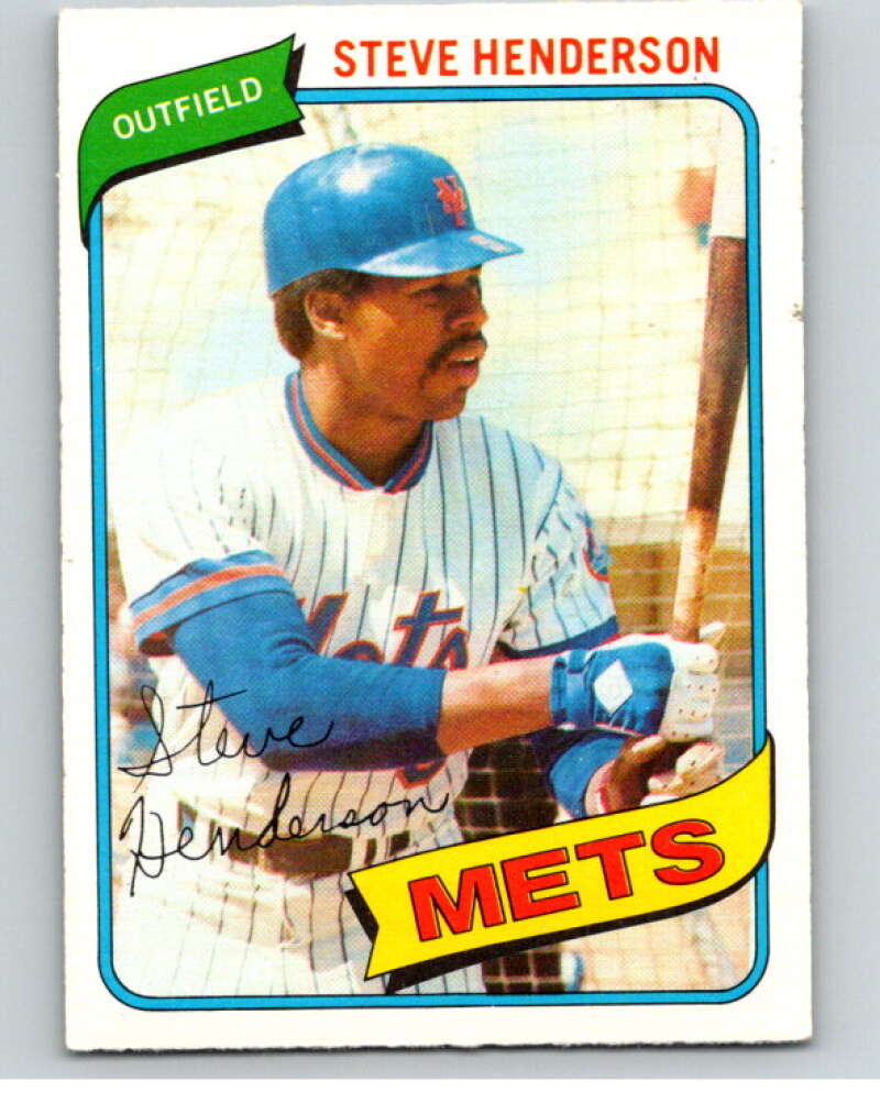 1980 O-Pee-Chee #156 Steve Henderson New York Mets V79303 Image 1