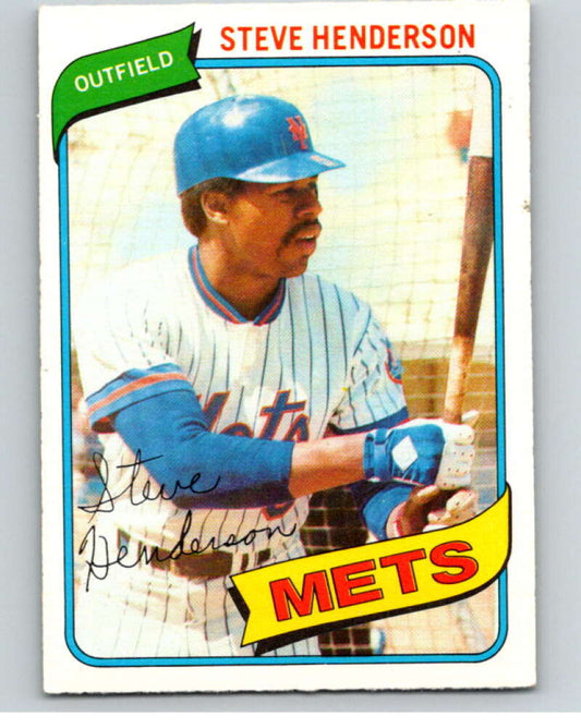 1980 O-Pee-Chee #156 Steve Henderson  New York Mets  V79303 Image 1