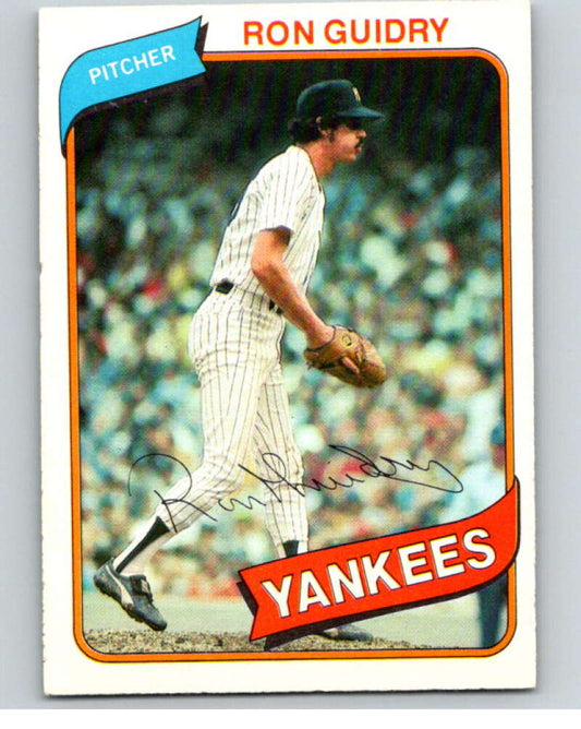 1980 O-Pee-Chee #157 Ron Guidry  New York Yankees  V79304 Image 1