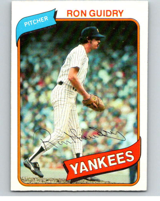 1980 O-Pee-Chee #157 Ron Guidry  New York Yankees  V79305 Image 1