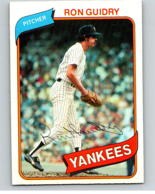 1980 O-Pee-Chee #157 Ron Guidry  New York Yankees  V79306 Image 1