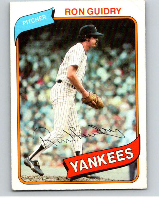 1980 O-Pee-Chee #157 Ron Guidry  New York Yankees  V79307 Image 1