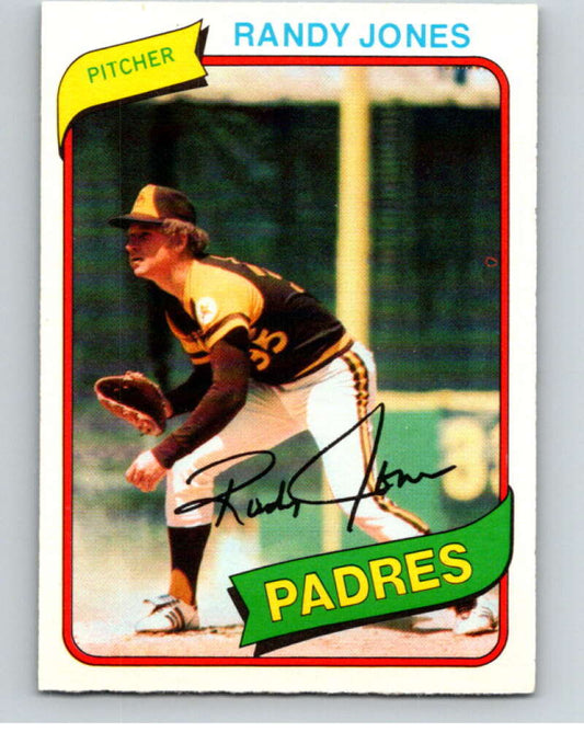 1980 O-Pee-Chee #160 Randy Jones  San Diego Padres  V79314 Image 1
