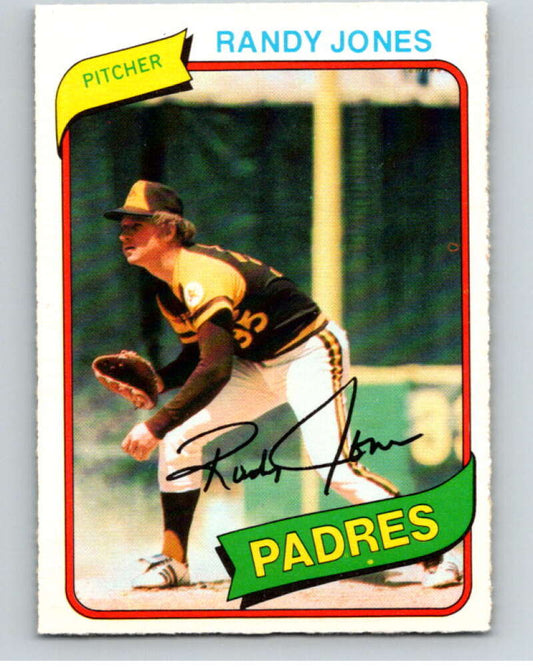 1980 O-Pee-Chee #160 Randy Jones  San Diego Padres  V79316 Image 1