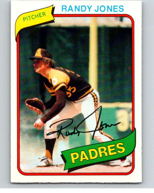 1980 O-Pee-Chee #160 Randy Jones  San Diego Padres  V79317 Image 1