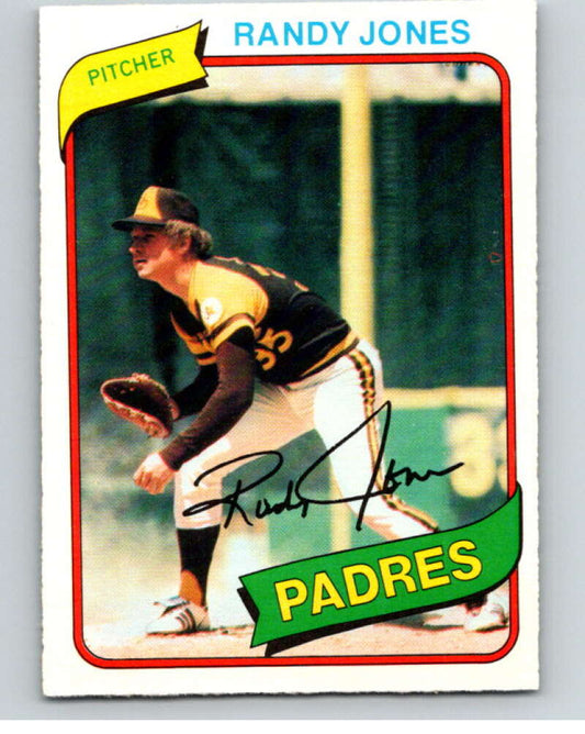 1980 O-Pee-Chee #160 Randy Jones  San Diego Padres  V79319 Image 1