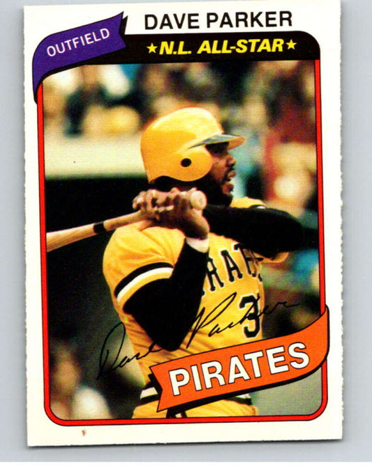 1980 O-Pee-Chee #163 Dave Parker  Pittsburgh Pirates  V79327 Image 1