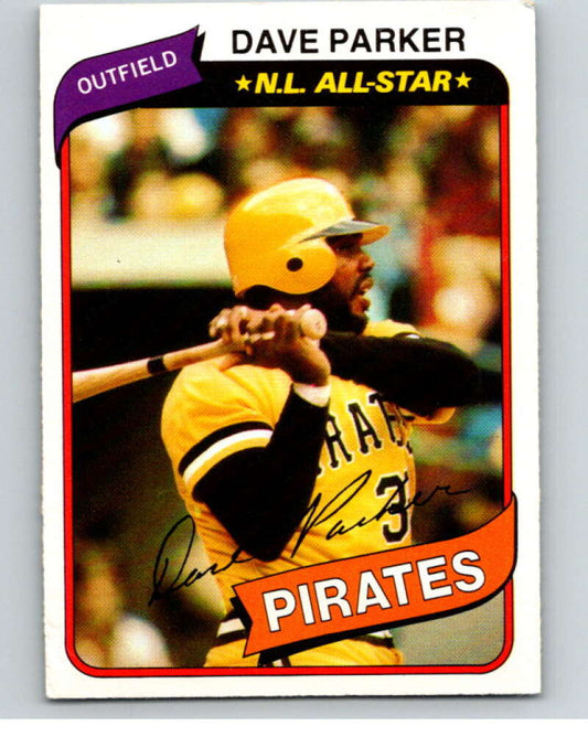 1980 O-Pee-Chee #163 Dave Parker  Pittsburgh Pirates  V79328 Image 1