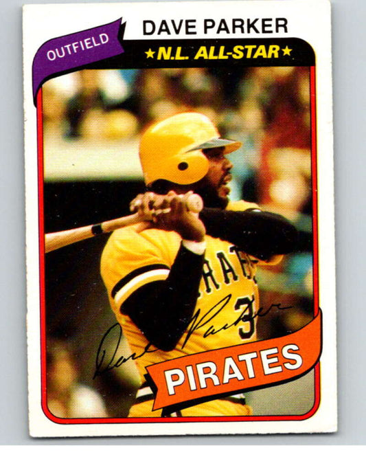 1980 O-Pee-Chee #163 Dave Parker  Pittsburgh Pirates  V79329 Image 1