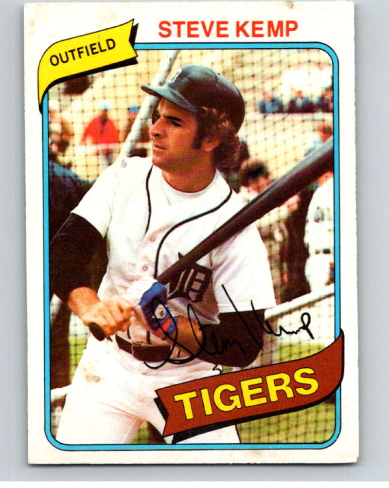 1980 O-Pee-Chee #166 Steve Kemp Detroit Tigers V79341 Image 1