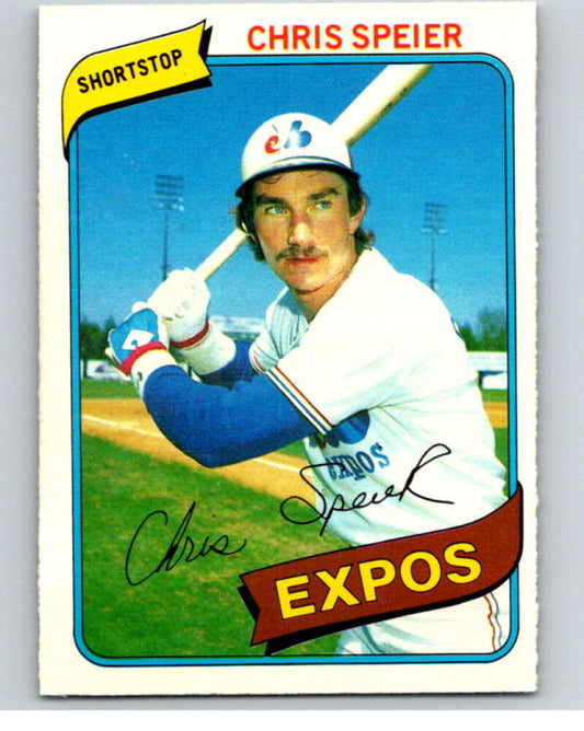 1980 O-Pee-Chee #168 Chris Speier  Montreal Expos  V79346 Image 1