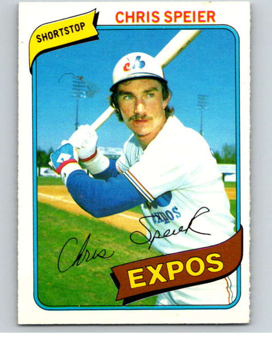 1980 O-Pee-Chee #168 Chris Speier  Montreal Expos  V79348 Image 1