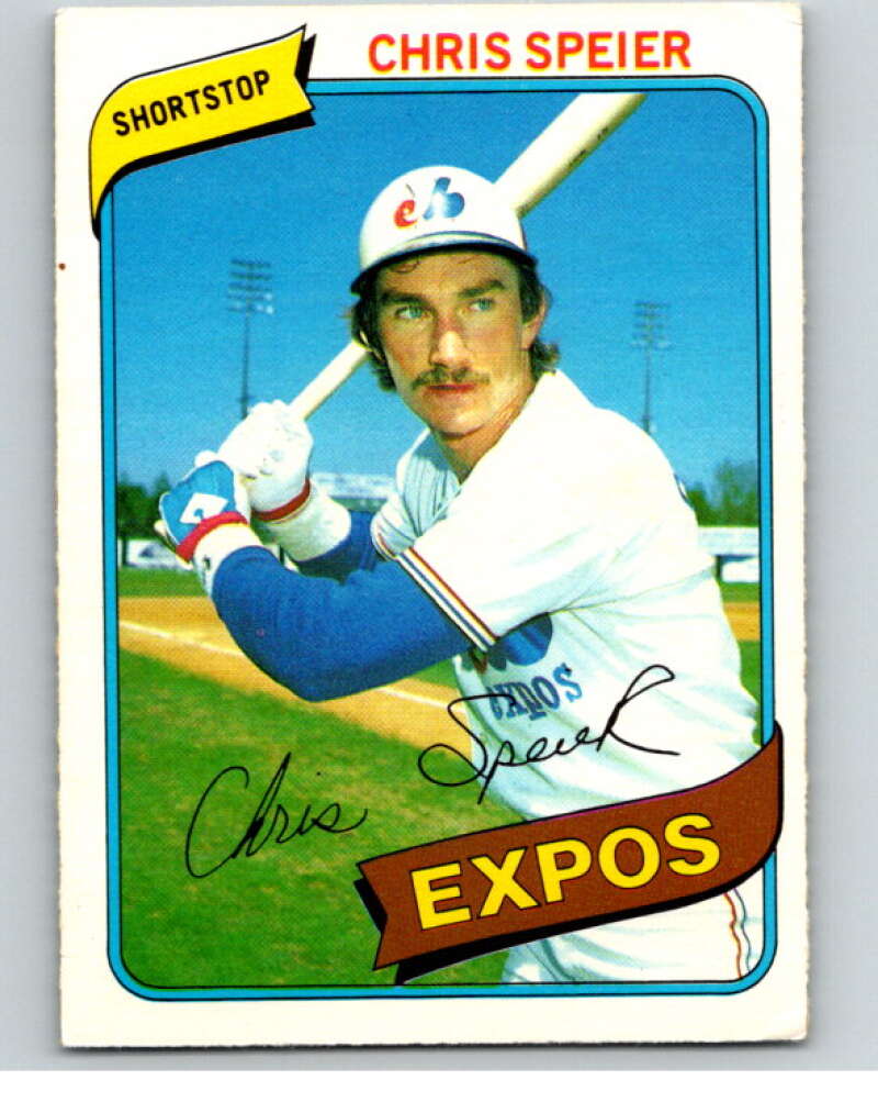 1980 O-Pee-Chee #168 Chris Speier Montreal Expos V79349 Image 1