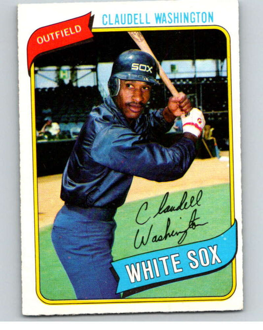 1980 O-Pee-Chee #171 Claudell Washington  Chicago White Sox  V79354 Image 1