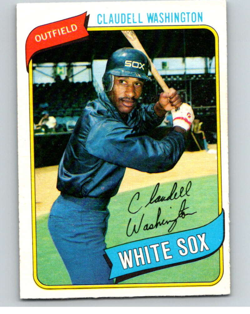 1980 O-Pee-Chee #171 Claudell Washington Chicago White Sox V79355 Image 1