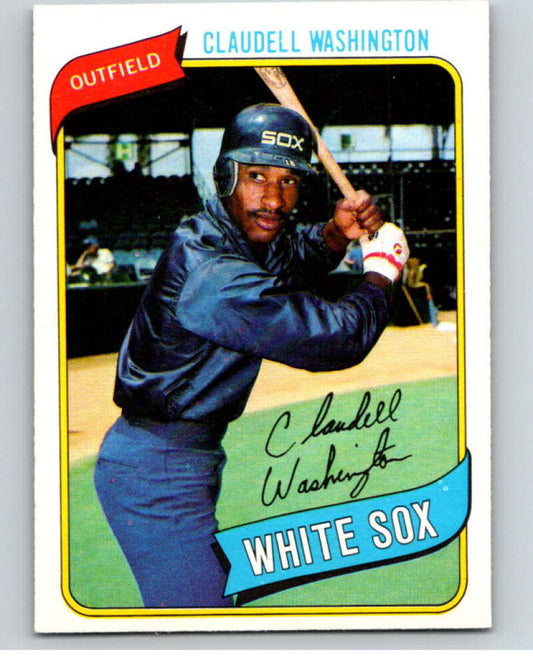 1980 O-Pee-Chee #171 Claudell Washington  Chicago White Sox  V79356 Image 1