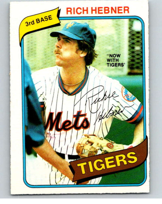 1980 O-Pee-Chee #175 Richie Hebner  Detroit Tigers/New York Mets  V79368 Image 1