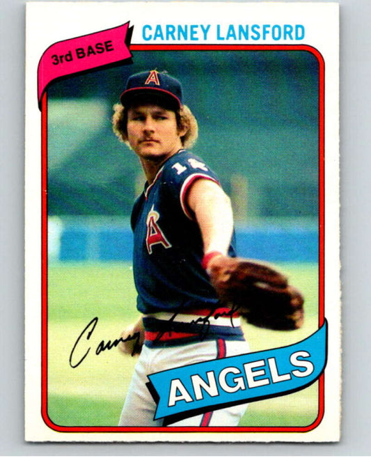 1980 O-Pee-Chee #177 Carney Lansford  California Angels  V79369 Image 1