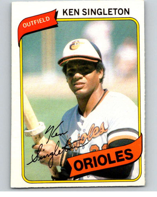 1980 O-Pee-Chee #178 Ken Singleton  Baltimore Orioles  V79373 Image 1