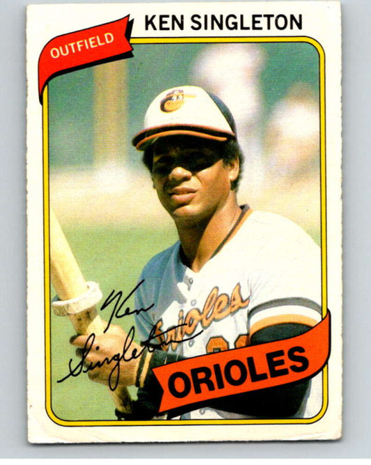 1980 O-Pee-Chee #178 Ken Singleton  Baltimore Orioles  V79374 Image 1