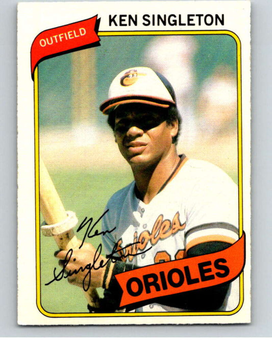 1980 O-Pee-Chee #178 Ken Singleton  Baltimore Orioles  V79375 Image 1