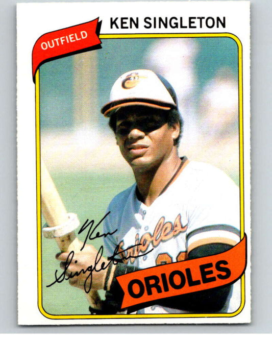 1980 O-Pee-Chee #178 Ken Singleton  Baltimore Orioles  V79376 Image 1