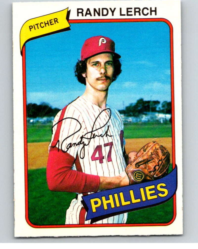 1980 O-Pee-Chee #181 Randy Lerch Philadelphia Phillies V79385 Image 1