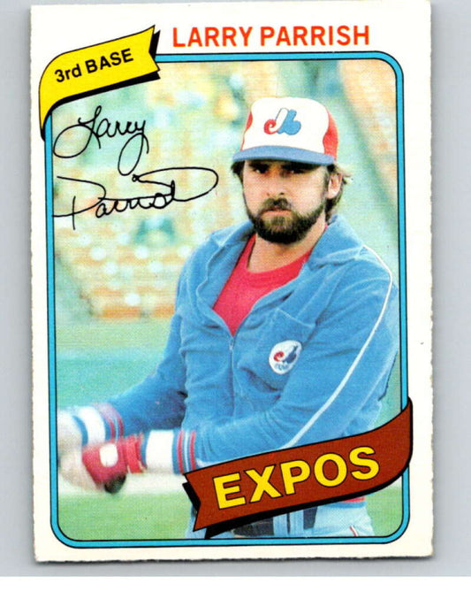 1980 O-Pee-Chee #182 Larry Parrish  Montreal Expos  V79386 Image 1