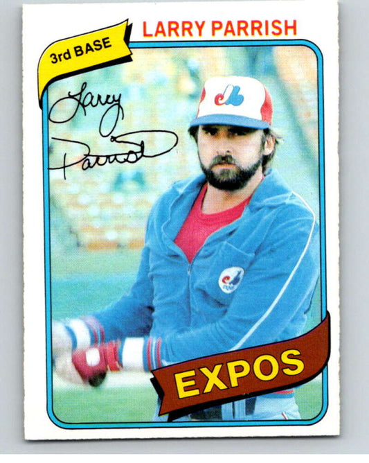 1980 O-Pee-Chee #182 Larry Parrish  Montreal Expos  V79387 Image 1